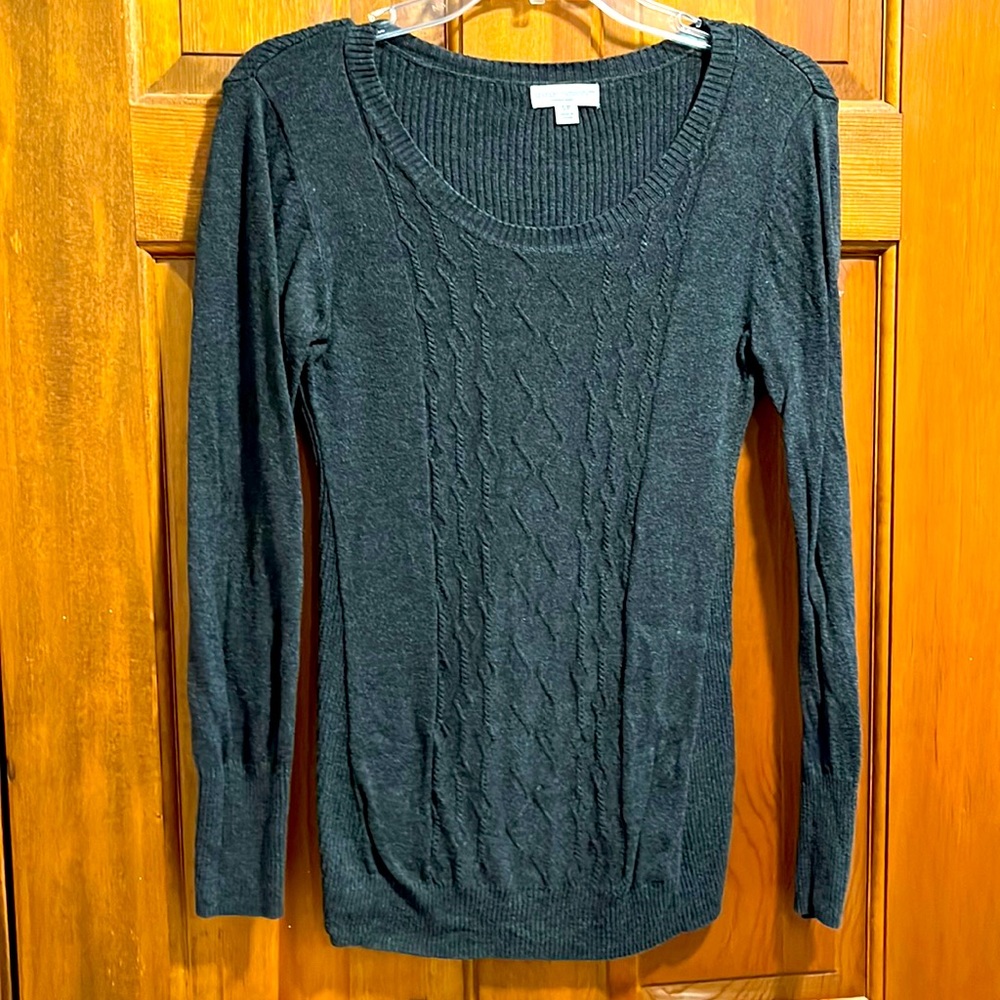 Small Liz Lange gray maternity sweater